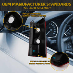 Left&Right Tail Light Compatible With 2003-2023 Chevy Express GMC Savana 1500/2500/3500 84216114 84639024