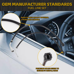 Fuel Line Compatible with Jeep Grand Cherokee 1999 2000 2001 2002 2003 2004 Replaces# FLFG0918 FL-FG0918