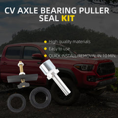 CV Axle Bearing Puller & Seal Kit, Compatible with Toyota 8" Clamshell 4Runner Tacoma FJ Cruiser, Replace# 18195, Includes OEM Seals 90311-47013 90311-47027