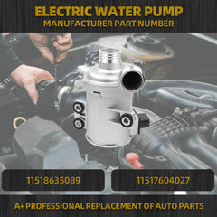 11518635089 Electric Engine Water Pump Compatible with BMW 2 F22 228i 2014-2016 3 F30 328i 2012-2016 3 Gran Turismo F34 328i xDrive 2013-2016 OE# 11517604027