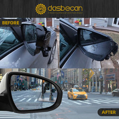 Right Passenger Side Mirror Compatible with 2016-2018 Hyundai Tucson White Door Mirror with Power Heated Glass, Manual Folding Replace# 87620D3410 HY1321246(5 pins)