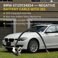 Dasbecan Negative Battery Cable W/IBS Compatible With BMW 328i 335i 2009-13