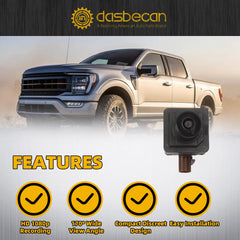 ML3T-19G490-BC 360 Degree Front View Camera Compatible with 2021-2023 Ford F-150 XL XLT Platinum Replace ML3T19G490BC ML3T-19G490-BB ML3T19G490BB Parking Assist Camera