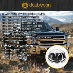 4PCS Wheel Center Caps& 8 Lugs Compatible with Chevrolet Avalanche 2500 2002-2006 Replaces 5079 15039489 15039488 9597169