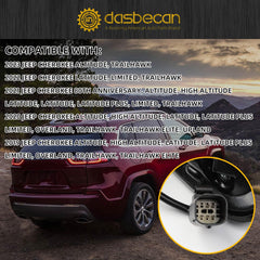 LED Passenger Side Tail Light Assembly Compatible with 2019 2020 2021 2022 2023 Jeep Cherokee Rear Right Taillight Outer Replace# 68275958AF CH2805119