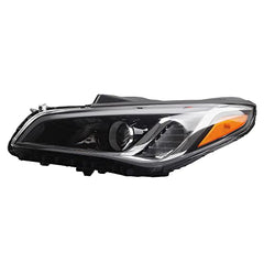 Dasbecan Halogen Headlight (w/Bulbs) Compatible With Hyundai Sonata 2015 2016 2017