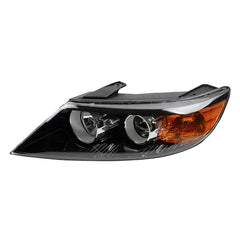 Dasbecan Halogen Headlight Compatible With 2011-2013 Kia Sorento Left & Right Side Black Housing Clear Lens Headlight Assembly