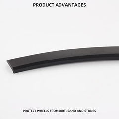 Dasbecan Front Fender Trim Fender Flare Compatible With Jeep Grand Cherokee 2011-2016 Fender Molding Wheel Arch Trim