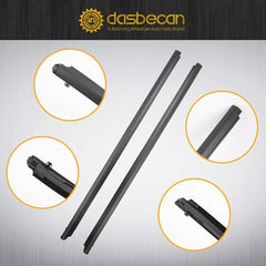 Dasbecan Weather Strip Window Seal Compatible with Ford Ranger 2012-2021 Window WeatherStrip Outside Trim Belt Replace OE# AB3Z2625555E AB3Z2625554F AB3926201A39AE, AB3926201A38AE