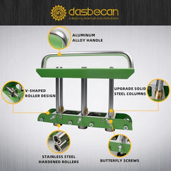 Dasbecan Professional Edition Metal Bending tool With Tin Snips Accompanying User Manual Compatible with Making Garage Rainwater Deflectors,Gutter Splashbacks,Roof Rainwater Deflectors and More.