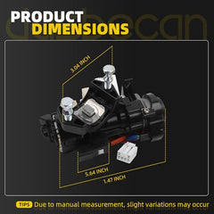 Ignition Lock Switch Assembly with Door/Trunk/Glovebox Locks & Keys Compatible with Hyundai Sonata 2015-2019 Replaces 81905-C2510 81900-C1A00 81900-C1B00 Complete Ignition Lock Cylinder Housing Kit