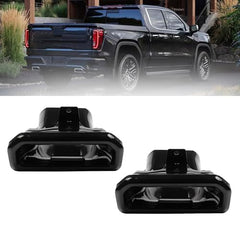 2253506 Stainless Steel Exhaust Tips Compatible With Chevy Silverado 1500 GMC Sierra 2019-2024 Tailpipe Extensions Repalces# 84434641 84434642