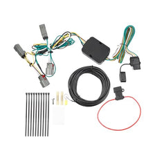 56477 4-Pin Flat Trailer Wiring Harness Kit Compatible with Ford Maverick 2022 2023 4-Way Connector Tow Hitch Wiring Harness