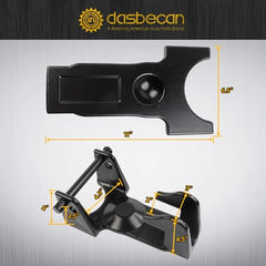 Dasbecan Gooseneck Trailer Hitch Locks with Combination Lock Gooseneck Coupler Lock