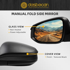 Dasbecan Side Mirror Compatible with Toyota RAV4 2013-2018