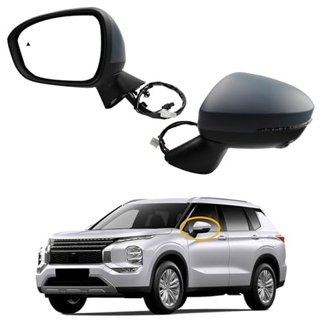 thumbnail image 2 of Right Passenger Side Power Mirror For 2020-2021 Nissan Sentra – Black, Convex Glass, 963016LB0A 2 of 6