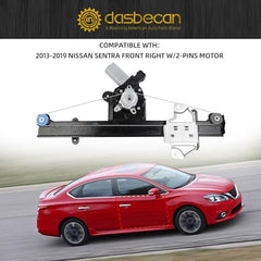 Dasbecan Window Regulator Compatible with Nissan Sentra 2013-2019