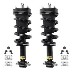 Dasbecan Pair Front Rear Air Shock Lift Struts Absorber Compatible with 2015-2021 Cadillac Escalade Chevy Suburban Tahoe GMC Yukon XL Denali