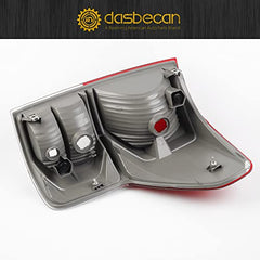 Dasbecan Rear Tail Lights Brake Lamps Assembly Compatible with 2010 2011 2012 2013 Toyota Tundra Replaces# 815500C090