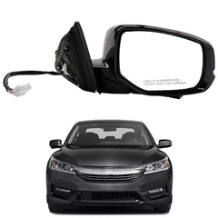 Dasbecan Side Mirror Assembly Compatible with Honda Accord 2013-2017