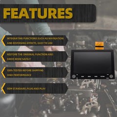 Dasbecan 8" Touch Digitizer LCD Screen Compatible with 2020 2021 2022 Mitsubishi Outlander Replaces 8740A103 8740A098