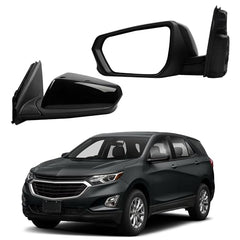 Dasbecan 5pins Side Mirror Compatible With 2018-2023 Chevy Equinox GMC Terrain With Power Adjustment Glass/Manual Folding/Heated