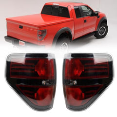 Dasbecan Pair Rear Tail Lights Brake Lamps Assembly Compatible with 2009-2014 Ford F150 SVT Replaces# FO2818148 FO2819148 FO2818150 BL3Z13405AA BL3Z13405B BL3Z13404B BL3Z13405AA