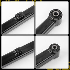 Rear Upper Lower Control Arm Suspension Kit Compatible With 2013-2023 Ram 1500 2019-2023 1500 Classic OE# 4877160AA 4877160AB 4877161AA 4877161AB 2 Pair(4pcs) - Dasbecan