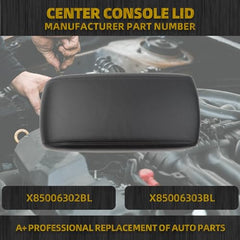 Center Console Cover Lid Compatible with 2011-2021 Jeep Grand Center Console Armrest lid Cover Top Arm Rest Black Replace# X85006302BL X85006303BL