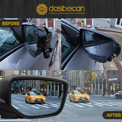 Dasbecan Side View Mirror Assembly Compatible with 2013-2017 Honda Accord Rearview Mirror Outer