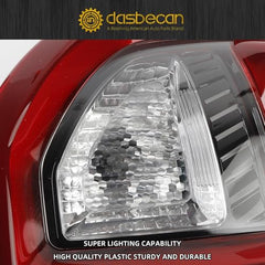 Dasbecan LED/Halogen Tail Light Assembly Compatible With 2020-2023 Ford Bronco Sport Left Driver Side Tail Light Rear Lamp Assembly OE Factory Style Replaces# M1PZ-13405-A