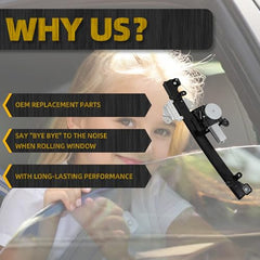 Power Window Regulator w/Motor Front Passenger Side Compatible with Nissan Altima 2013-2019 Sedan 6 Pin Replace# 748-065 748065 807203TA2A 807303TA0B (Right)