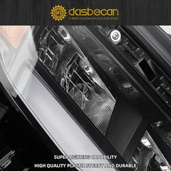 Dasbecan Full LED Headlights Compatible With Honda Pilot 2023-2024 Headlamp Assembly Left Driver Side Replaces#33150T90A01 HO2502214