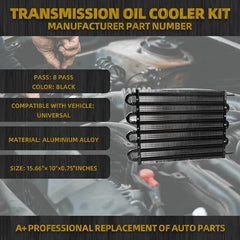 Dasbecan Transmission Oil Cooler Ultra-Cool Tube and Fin Transmission Cooler