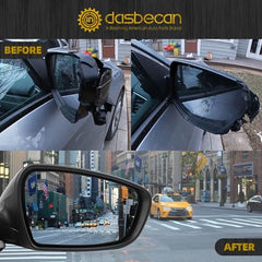 Dasbecan Side Mirror Compatible With 2014 2015 2016 Kia Forte Rear view Mirror Black With Manual Folding,Heated,Power Glass