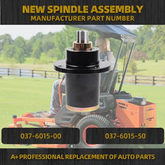 Dasbecan Lawn Mower Deck Spindle Assembly Compatible with 48" 50" 52" 60" Bad Boy CZT ZT Elite Pup Lightning Series Replaces 037-6015-00 037-6015-50