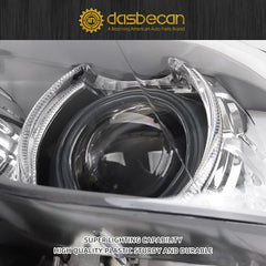 Dasbecan HID/Halogen Headlight Compatible With 2011-2013 BMW 5 Series 528i 535i 550i M5 Headlight Assembly