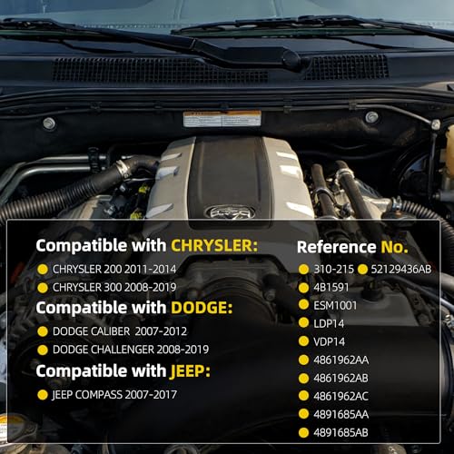 Filter Housing Assembly Compatible With Ram 1500 3.0L V6 Diesel 2014 2015 2016 2017 2018 2019 OE# 68624177AA 68229403AA 46343220 68531248AA - Dasbecan