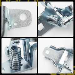 Front Lower Door Hinge Assembly Compatible with Dodge Ram 1500 2009-2018, Ram 2500 3500 2010-2024, Ram 1500 Classic 2019-2024 Truck, Right Passenger Side, Replaces# 68058518AC 68058518AB