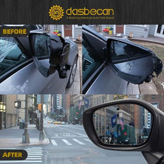 Dasbecan Side View Mirror Assembly Compatible with 2022-2023 Honda Civic Sedan/Hatchback Rearview Mirror