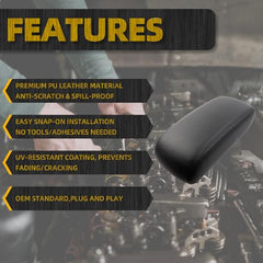 Center Console Cover Lid Compatible with 2011-2021 Jeep Grand Center Console Armrest lid Cover Top Arm Rest Black Replace# X85006302BL X85006303BL