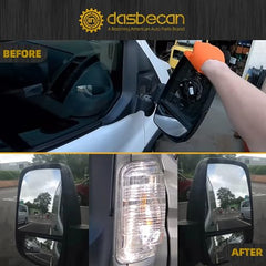 Dasbecan Side View Mirror Compatible with 2012-2018 Ford Focus Black Rearview Mirror