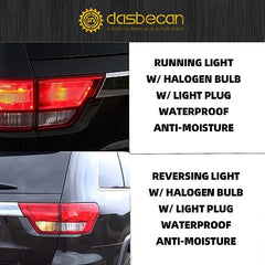 Dasbecan Inner Tail Light Assembly Compatible with 2011-2013 Jeep Grand Cherokee