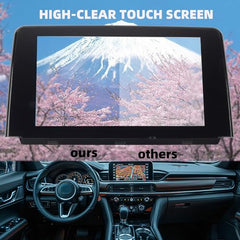 Dasbecan Uconnect 8" Touch Screen Glass Digitizer Navigation Radio Compatible with Mazda CX-9 2016-2019 Replaces# TK48-611J0,TK49-611JA,TK49-61-1J0a,TK49-611J0-B