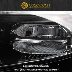 Full LED Headlight Compatible With Ford Explorer XLT/Limited 2020-2022 Headlamp Assembly w/Bulbs Left Driver Side Replaces#LB5B13W030BK