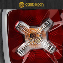 Halogen Tail Light W/Bulbs Compatible With 2015-2022 Jeep Renegade Left Driver Side Clear & Red Lens Replaces# 68429903AA CH2800209