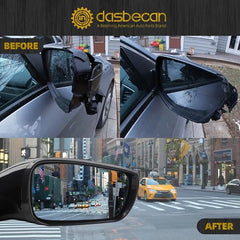 Dasbecan Side Mirror Compatible With 2011-2014 Hyundai Sonata With Manual Folding/Heated/Power Glass/Turn Signal (7Pin)