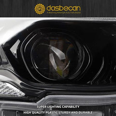 Dasbecan Halogen Headlight with LED DRL Compatible with 2021 2022 Subaru Outback/Legacy LED Headlamp Assembly Replaces# 84002AN11A 84002AN10A