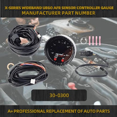 Dasbecan UEGO Air Fuel Ratio Gauge 52mm with 4.9 LSU Sensor,wideband Sensor WideBand A/F Ratio UEGO O2 Controller Gauge Kit