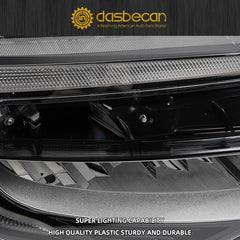 Dasbecan Full LED Headlights Compatible With Honda Pilot 2019-2021 Honda Passport 2019-2022 Headlamp Assembly Right Passenger Side Replaces#33100TG7A31 33100TG7A32